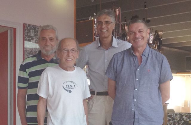 Enzo Ceresi torna a far visita ai vecchi amici del Centro Olimpico Senigallia