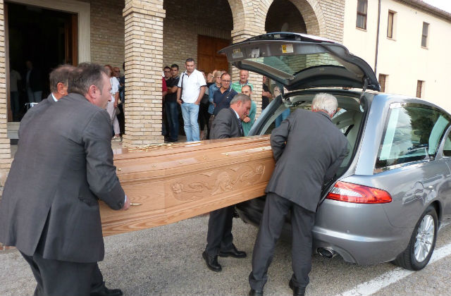 I funerali di Tarcisio Bernacchia a Corinaldo