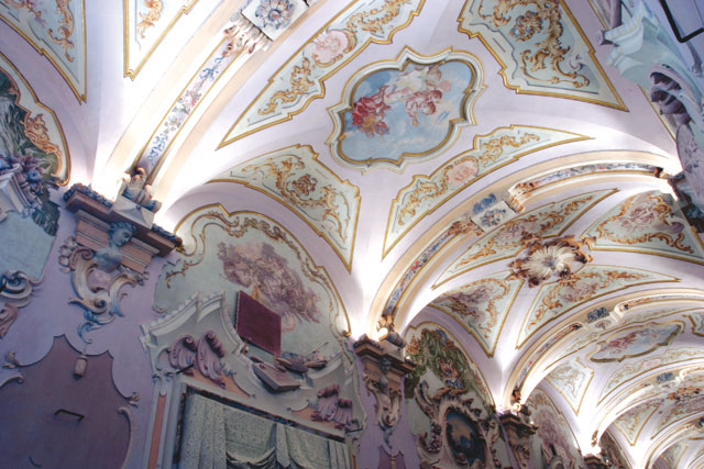 Gli affreschi della Galleria degli Stucchi di Palazzo Pianetti