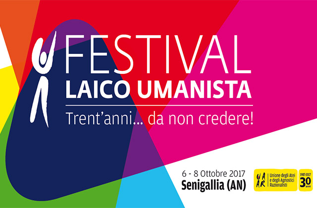 La locandina del festival laico umanista promosso a Senigallia dall'UAAR