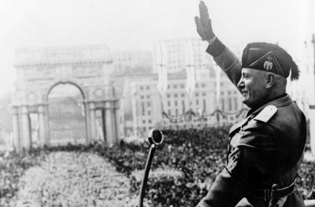 fascismo, duce Mussolini