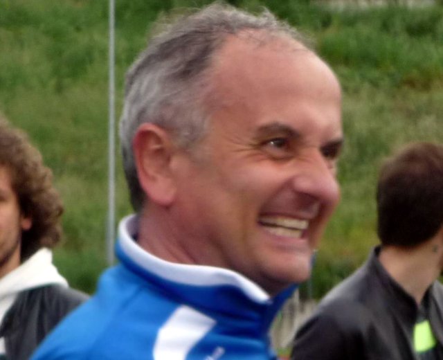 Roberto Mobili sulla panchina dell’Osimana
