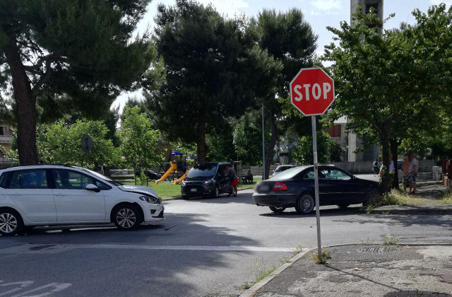 incidenti a Senigallia: il sinistro stradale alla Cesanella