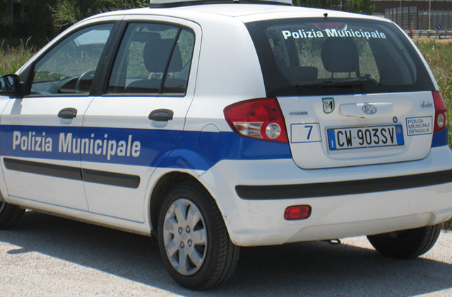 La Polizia Municipale a Senigallia