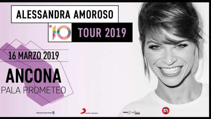 Alessandra Amoroso celebra i 10 anni di carriera con un nuovo album. Concerto ad Ancona