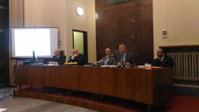 I relatori del primo convegno della Camera di Commercio delle Marche a Pesaro