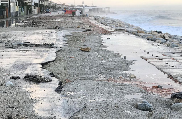 L'erosione costiera a Marina di Montemarciano: i danni della mareggiata