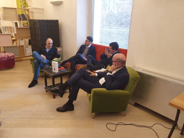 Fabriano: presentazione del libro di Filippetti con Francesco Casoli e Andrea Sasso