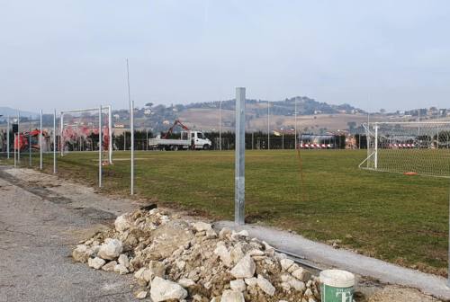 Osimo, cantieri work in progress nei campi sportivi