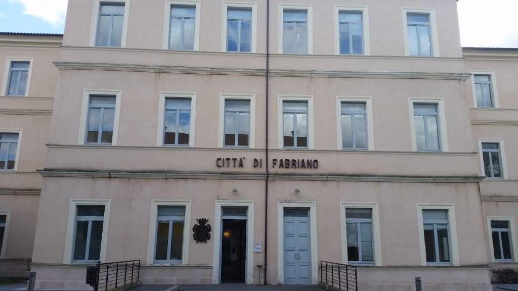 La sede del Comune di Fabriano