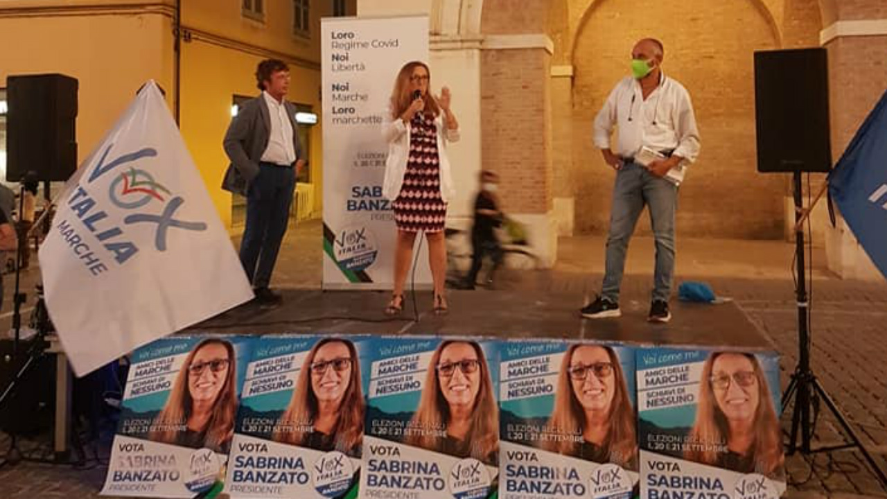 A Fano la chiusura della campagna elettorale di Vox Italia-Marche con Diego Fusaro
