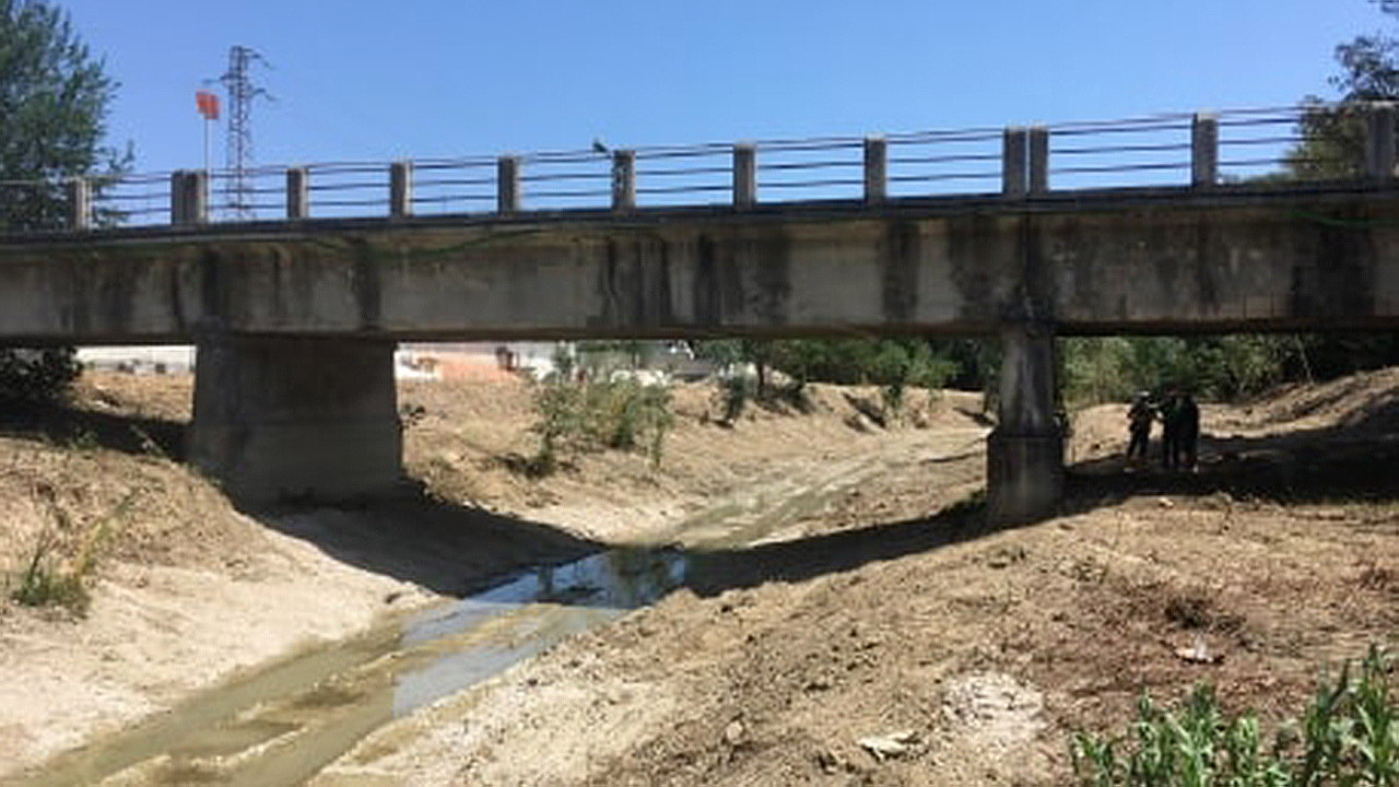 Il ponte sul torrente Nevola in località Passo Ripe di Trecastelli, sulla strada provinciale 18 "Jesi Monterado"