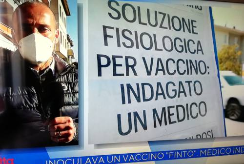Falconara, «Ha mai vaccinato con fisiologica?» «Non lo so», così il medico alla Vita in Diretta