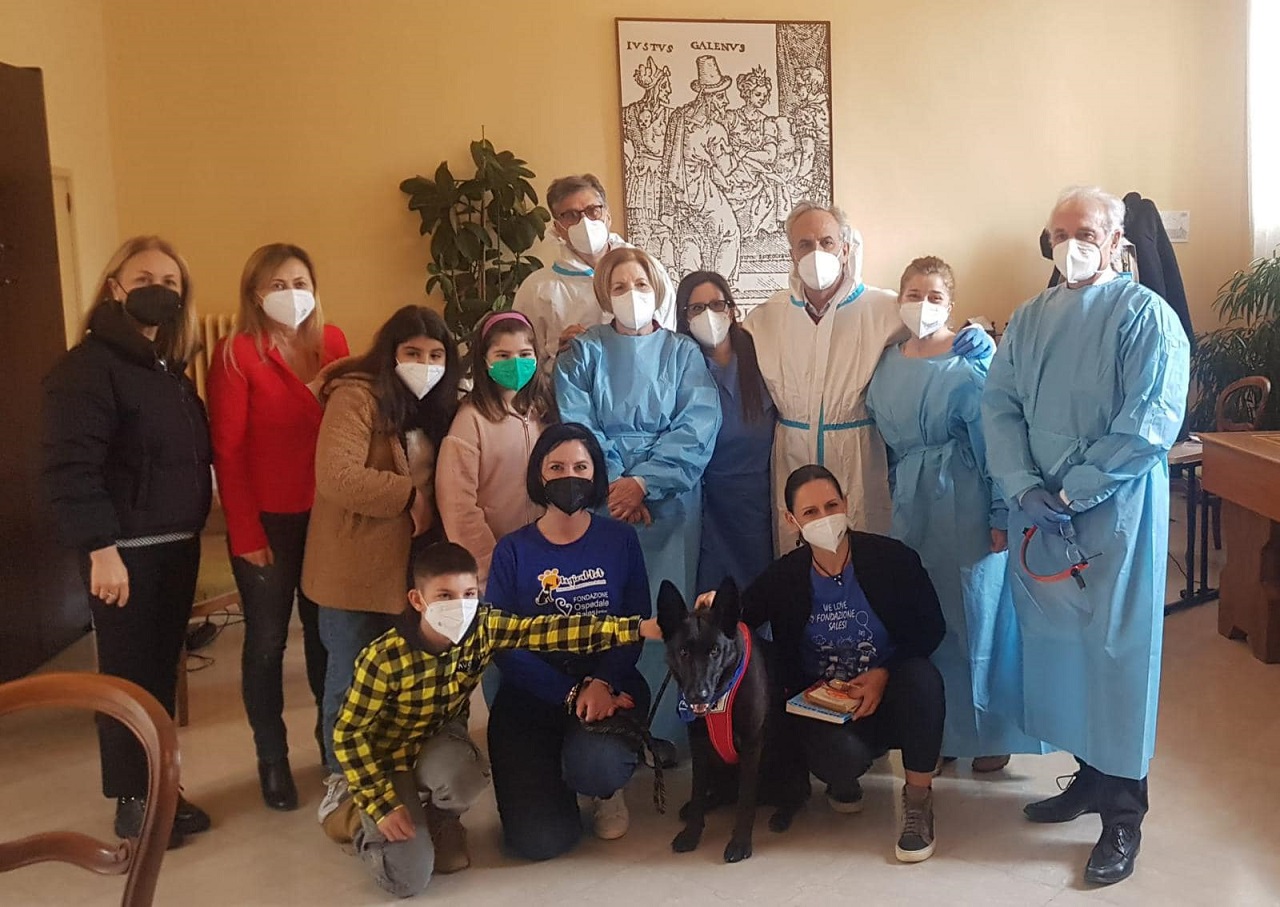 L'equipe dei vaccini a Osimo