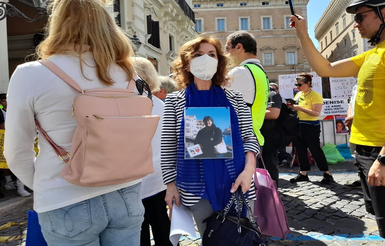 Gioia Bucarelli alla manifestazione di Roma