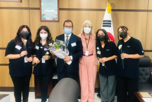 Da Jesi alla Corea, il caldo benvenuto del Liceo di Goyang alle ragazze dell’IIS Galilei