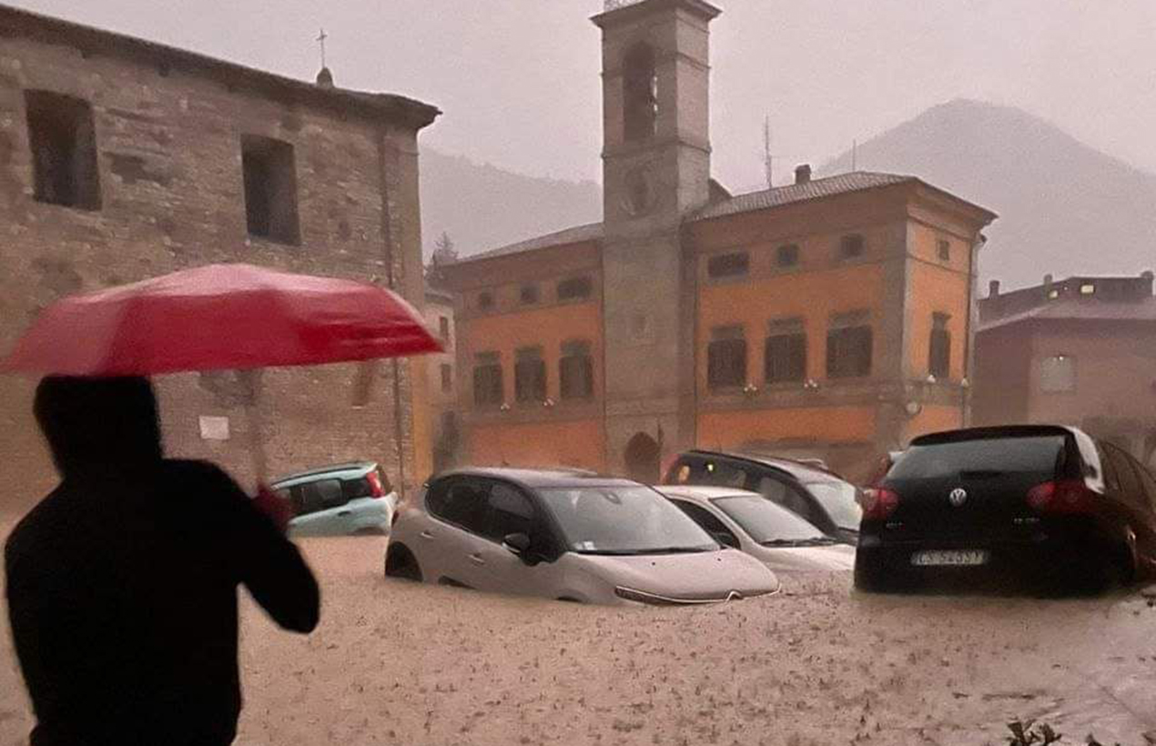 Alluvione a Cantiano