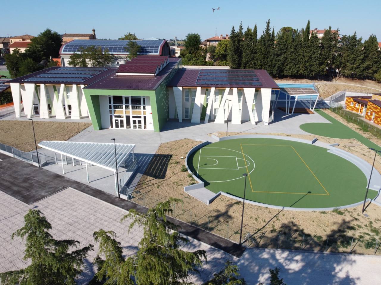 La nuova scuola realizzata a Corinaldo