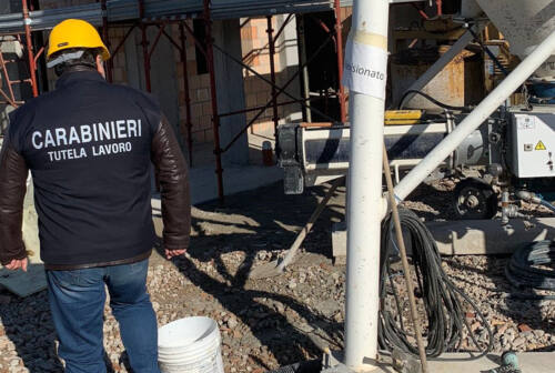 Ricostruzione, l’occhio dei carabinieri sulla sicurezza nei cantieri: 140mila euro di sanzioni