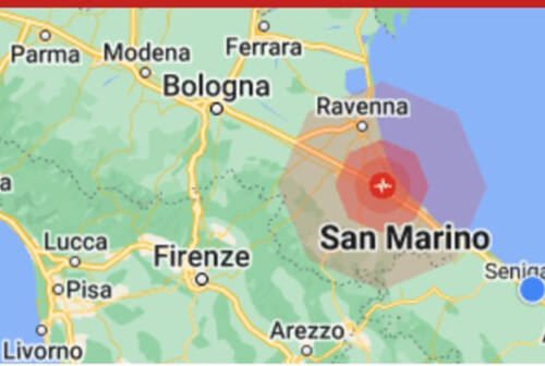 Terremoto, la terra trema in centro Italia: scossa di magnitudo 4.3 a Cesenatico. Sisma avvertito anche nel Pesarese