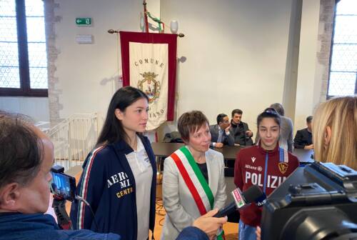 Fabriano, il giorno della cittadinanza onoraria a Milena Baldassarri, Sofia Raffaeli, Julieta Cantaluppi e Kristina Ghiurova
