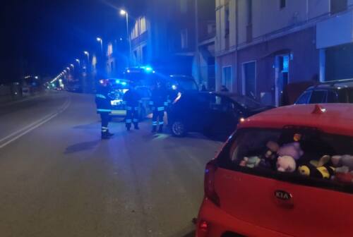 Ancona, incidenti nella notte in via Flaminia, due persone all’ospedale