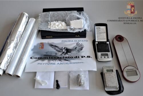 Cocaina e hashish pronte per lo spaccio, importante arresto della Polizia a Senigallia