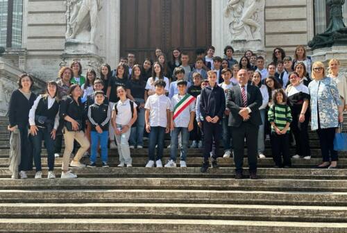 Osimo, il Consiglio comunale dei ragazzi in visita al Parlamento